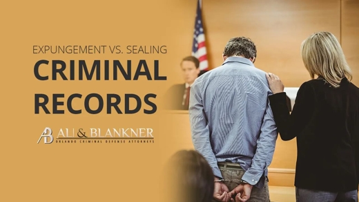 Lawyer and defendant standing in court